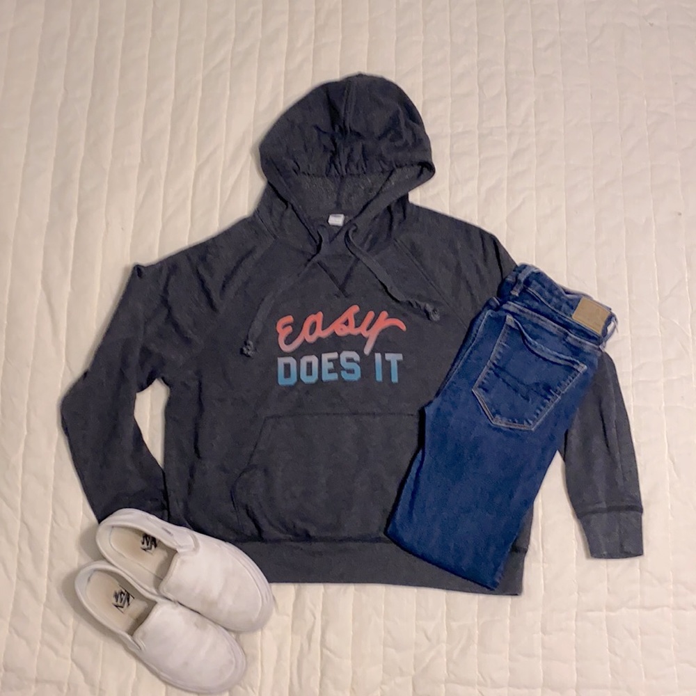 Old Navy “Easy Does It” Hoodie. Size Large.